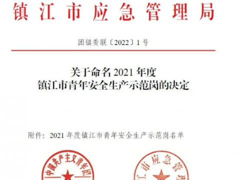 鍠滄姤锛佽繖涓潚骞撮泦浣撹崳鑾封€2021骞村害闀囨睙甯傞潚骞村畨鍏ㄧ敓浜хず鑼冨矖鈥濊崳瑾夌О鍙
